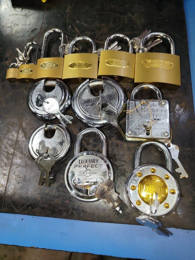 Heavy-Duty Brass & Steel Shutter Padlocks
